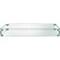 29.8 Inch Tempered Glass Fire Pit Wind Guard Aluminum Alloy Brackets Clear Outdoor Flame Screen